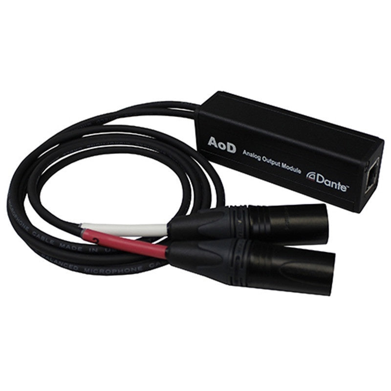 ProCo Sound AOD-FAN3-2XM Dante Output Module 2-Channel XLR