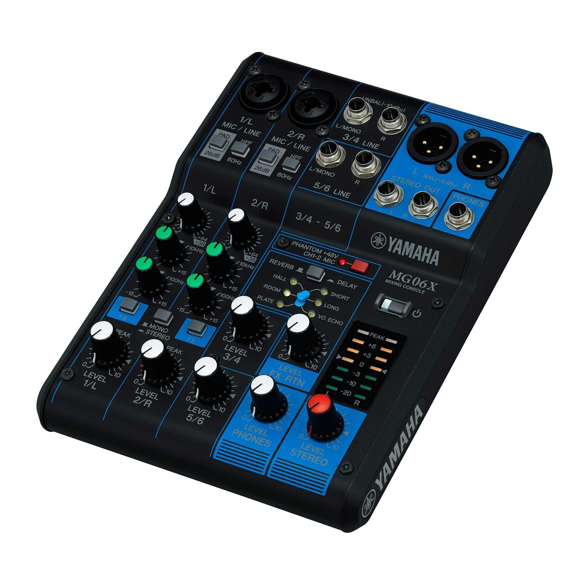 Yamaha MG06X 6-Channel Compact Analog Mixer with Effects – SoundPro