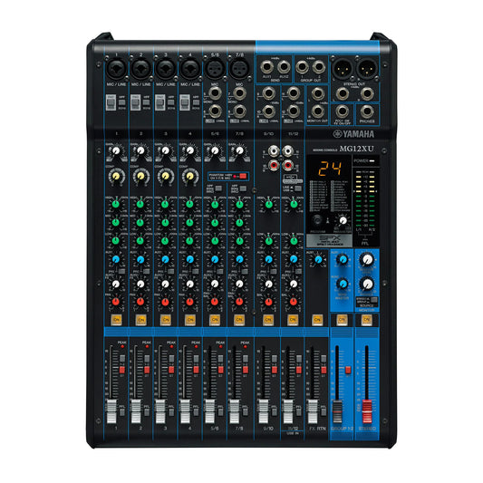 Yamaha MG12XU 12-Channel Analog Mixer with Effects and USB top