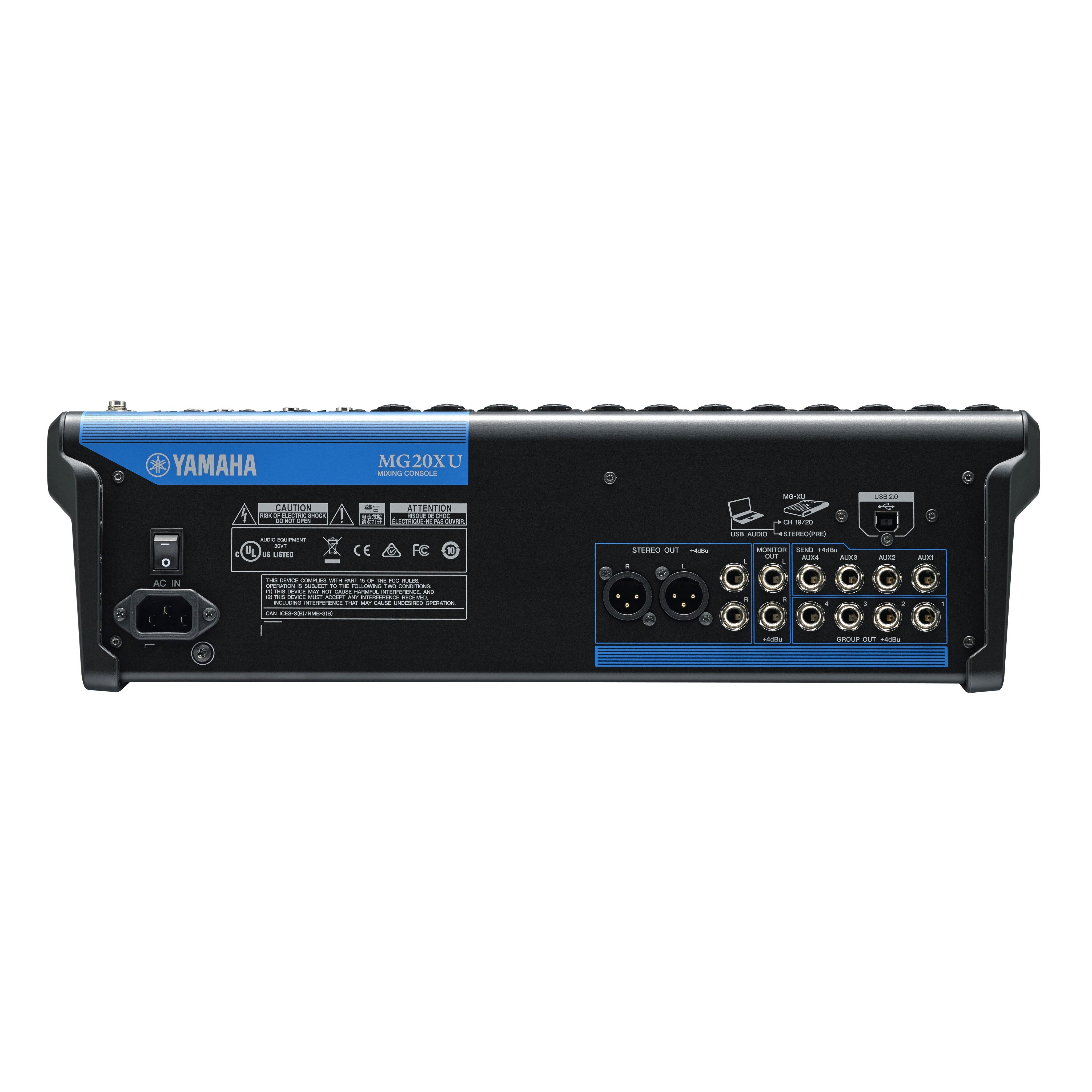 Yamaha MG20XU 20-Channel Analog Mixer with Effects and USB – SoundPro