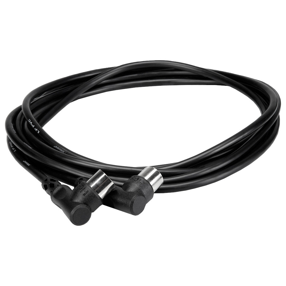 Hosa Right-Angle 5-Pin DIN to Same MIDI Cable