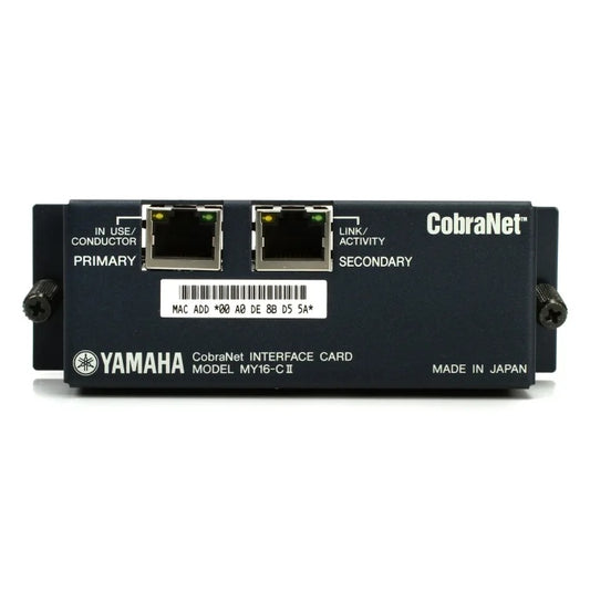 Yamaha MY16-CII 16-Channel CobraNet Network I/O Expansion Card
