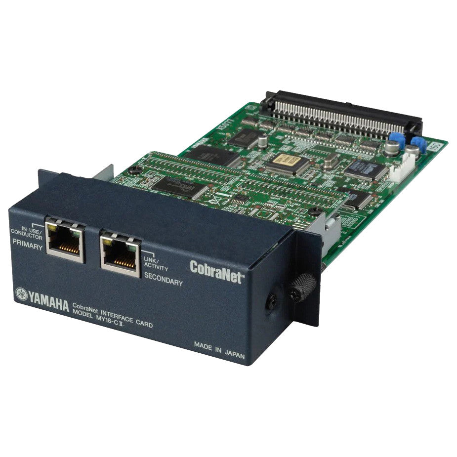 Yamaha MY16-CII 16-Channel CobraNet Network I/O Expansion Card