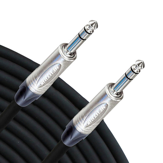 Rapco-Horizon NBLC Neutrik, 15 ft. 1/4 TRS to TRS Balanced Line Cable