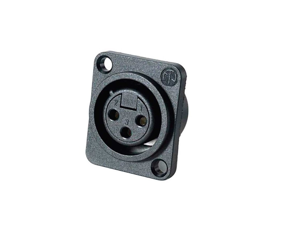 Neutrik NC3FPP Panel Mount Connector