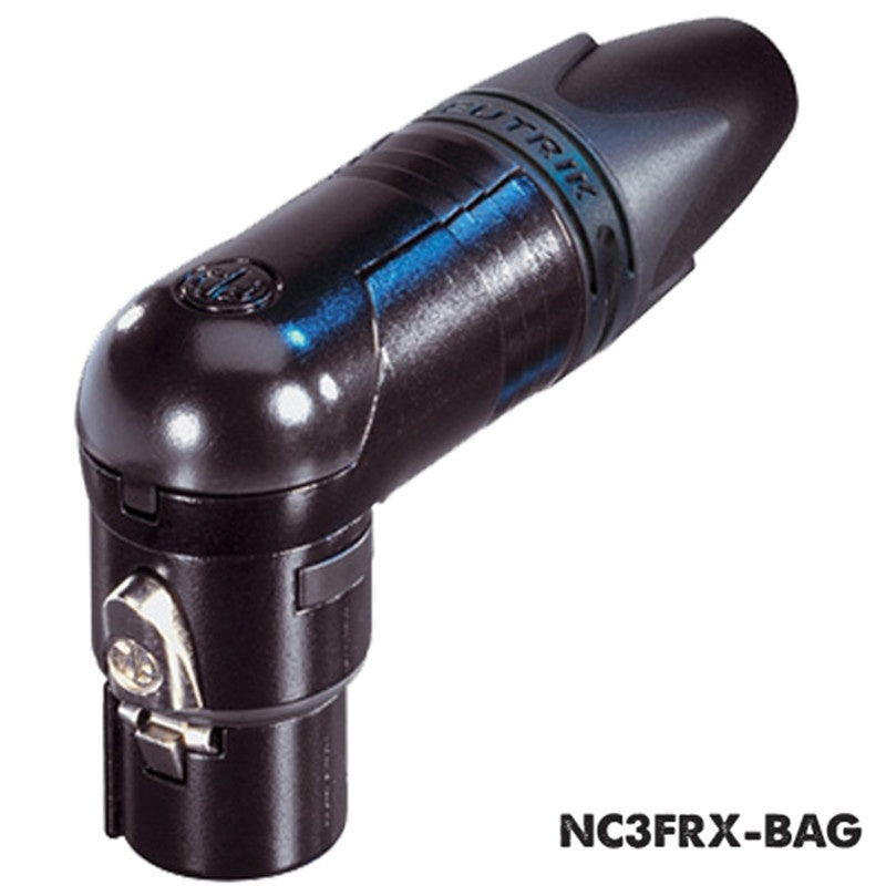 Neutrik NC3FXS X-S Series 3-Pole Female XLR Straight Cable Connector | Nickel/Gold