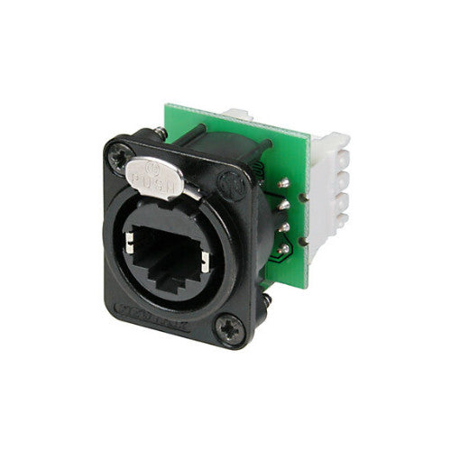 Neutrik NE8FDV-Y110-B Panel Mount Locking RJ45 Connector
