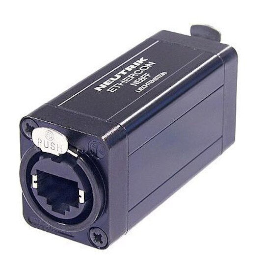 Neutrik NE8FF etherCON RJ45 Feedthrough Coupler for Cable Extensions