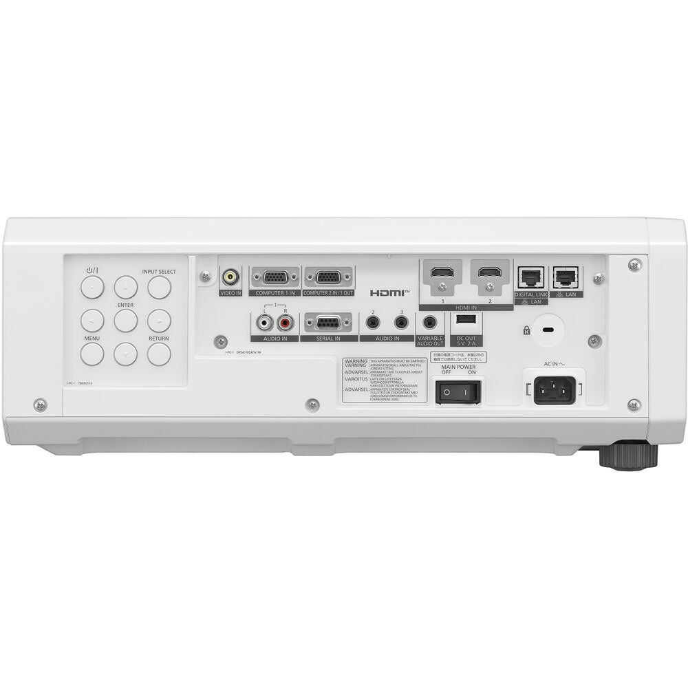 Panasonic PT-FRZ60U 6000 Lumen 1-Chip DLP Laser Projector | Color: White