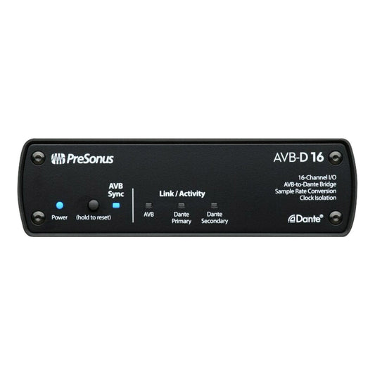 PreSonus AVB-D16 16x16 AVB-to-Dante Bridge
