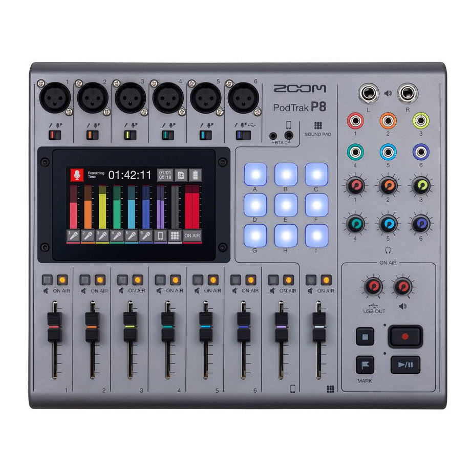 Zoom PodTrak P8 Podcast Recorder