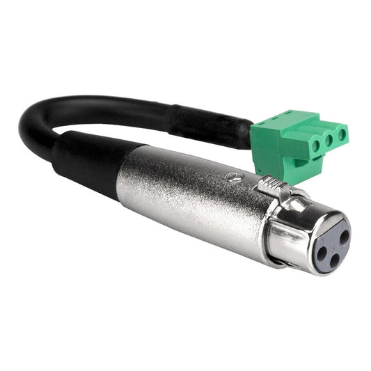 Hosa PHX-206F-BULK XLR3F to PHX3F Low-Voltage Adapter