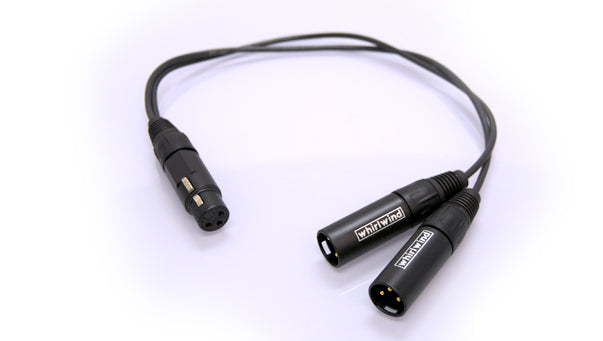 Whirlwind YX2M 1.5 ft. Y Adapter Cable