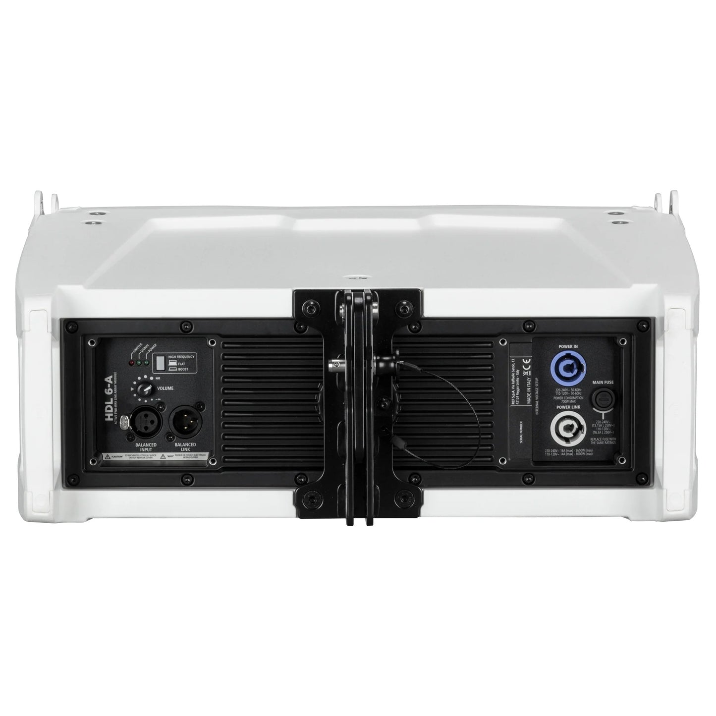RCF HDL 6-A Dual 6-Inch Powered Line Array Speaker | Color: White