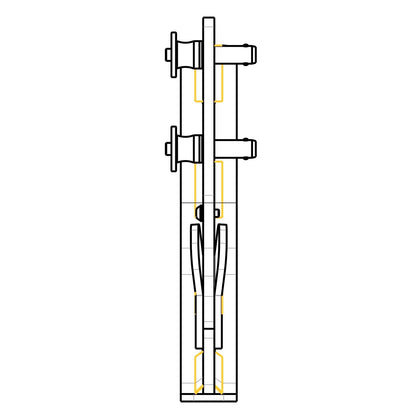 RCF AC-LINKBAR-HDL6/12 Linkbar for HDL6-A to HDL12-A