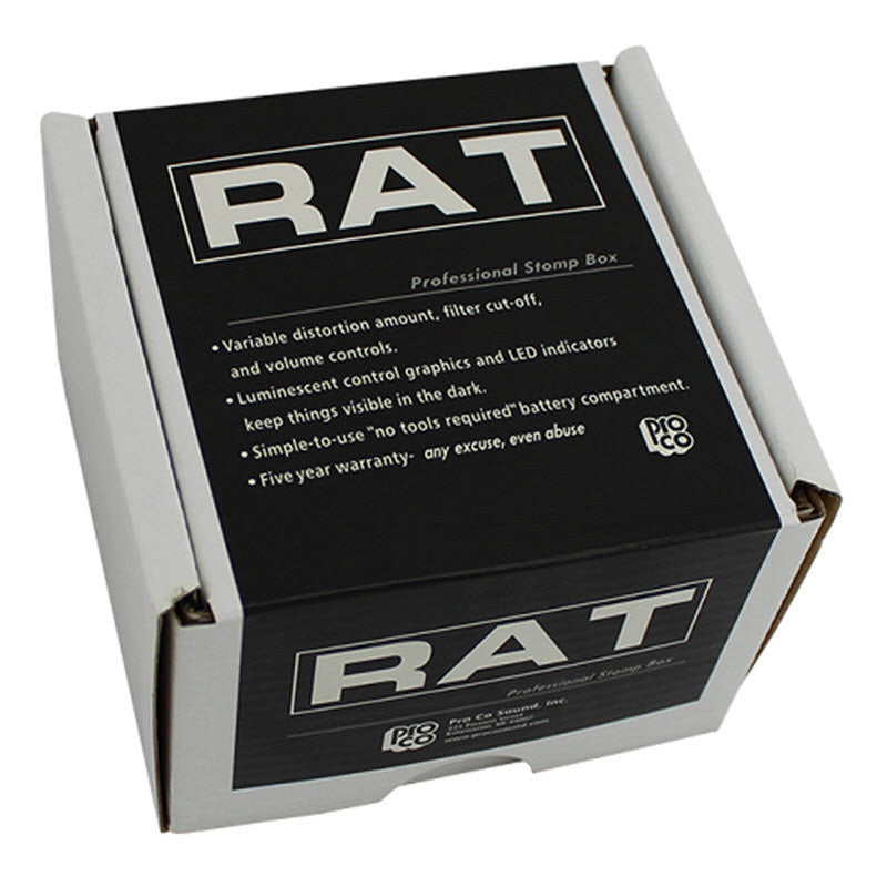 ProCo Sound RAT2 Distortion Pedal With Filter Control