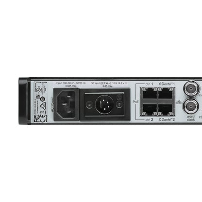 Shure AD4D 2-Channel Axient Digital Wireless Receiver | Frequency: A (470-636 MHz), Accessories: No Accessories