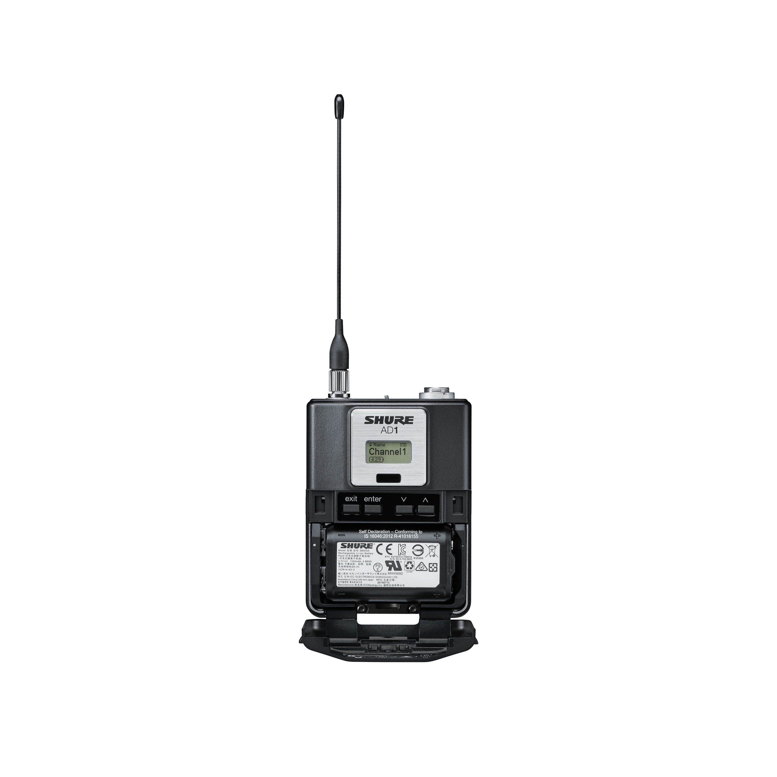 Shure AD1 Axient Digital Wireless Bodypack Transmitter | Shure