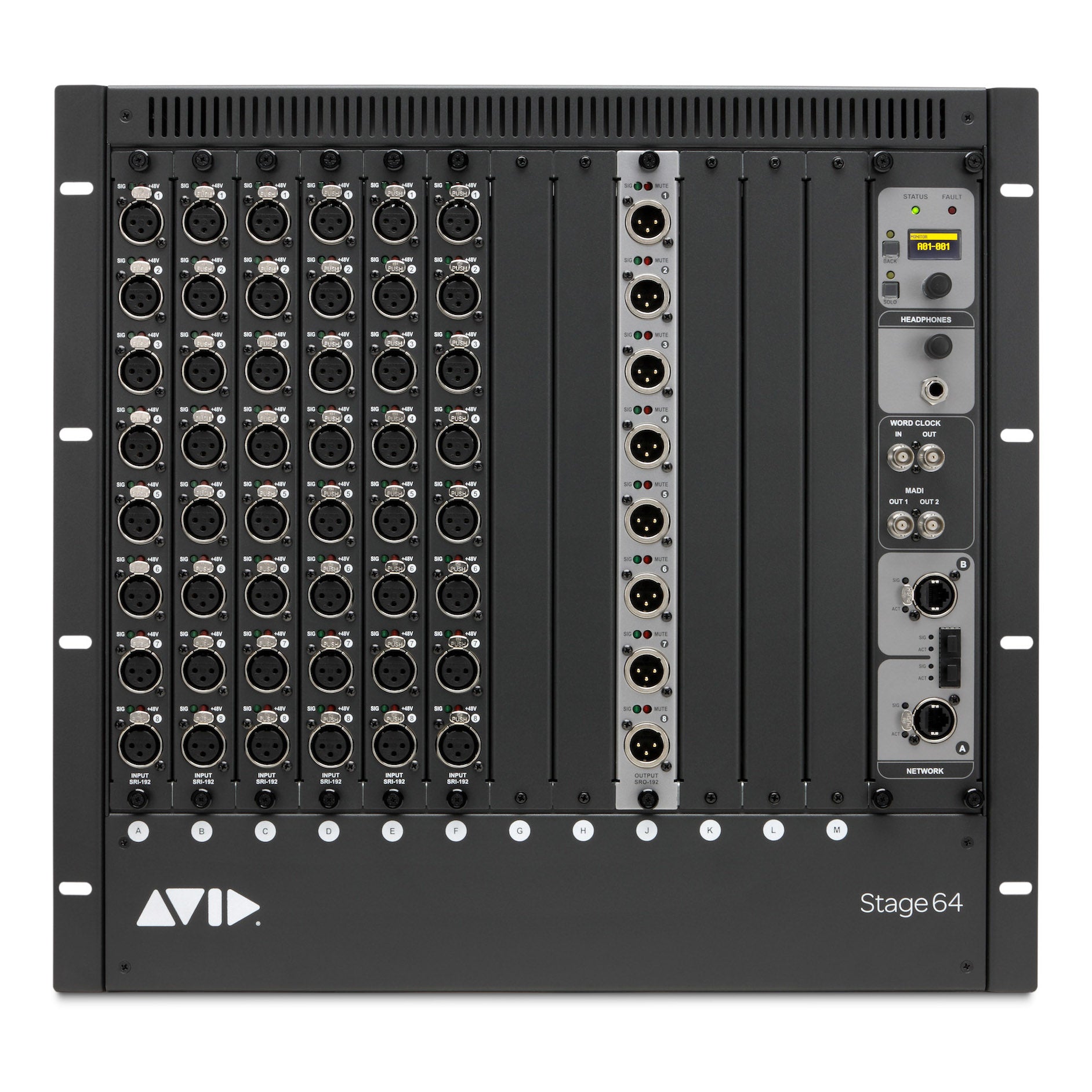 Avid VENUE | Stage 64 I/O Stage Rack