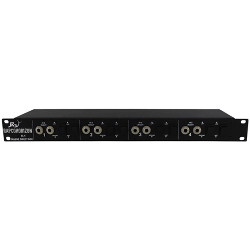 RapcoHorizon SL-4 Rack Mount 4-Channel Active DI Box