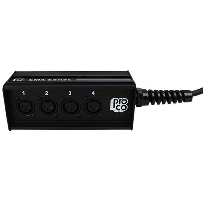 ProCo Sound SMAST Drop Snake | 25 ft | 4 Channel