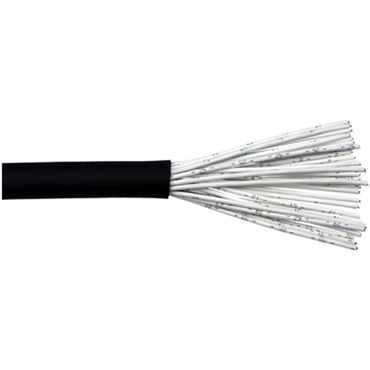 RapcoHorizon IJIS multipair cable with black jacket fanned out to numbered white shielded pairs