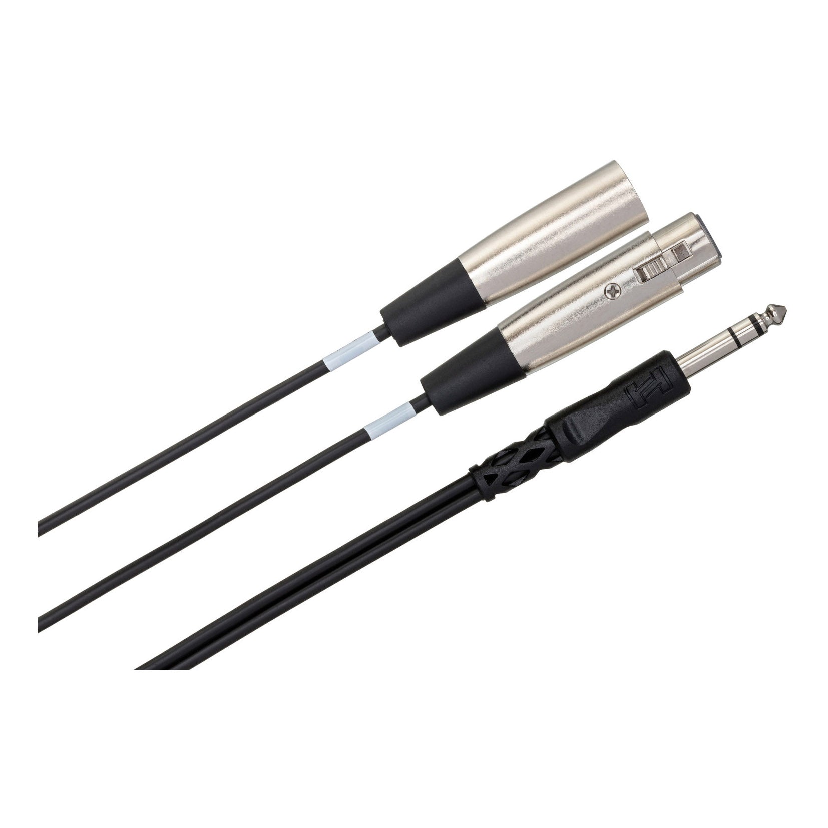 Hosa SRC 1/4 TRS to XLR3M / XLR3F Insert Cable ends