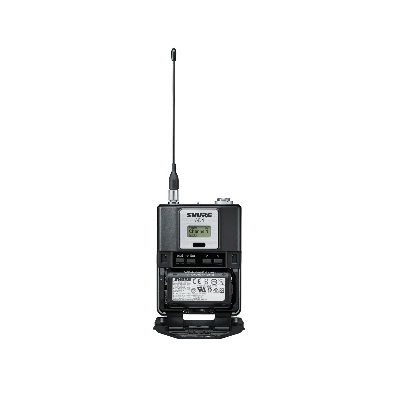 Shure AD1LEMO3 Axient Digital Wireless Bodypack Transmitter | Frequency: G57 (470-608 MHz)
