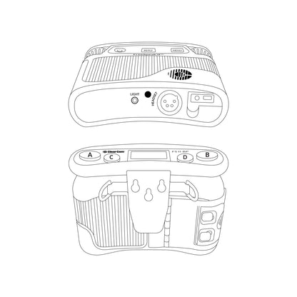 Clear-Com FSII-BP19 FreeSpeak II 1.9GHz Wireless Beltpack | Connector: X4