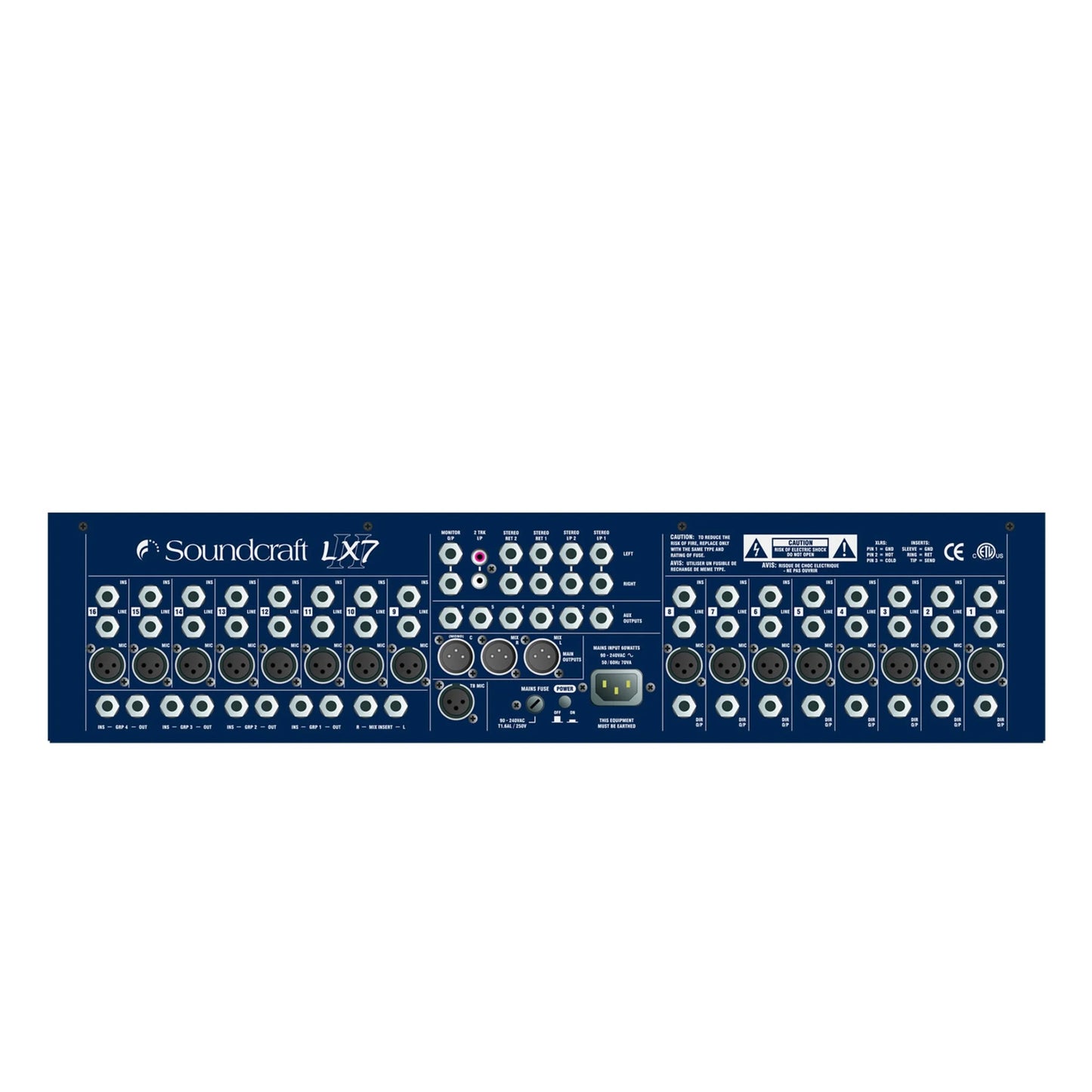 Soundcraft TZ2434 Dust Cover For LX7ii 32 Mixer