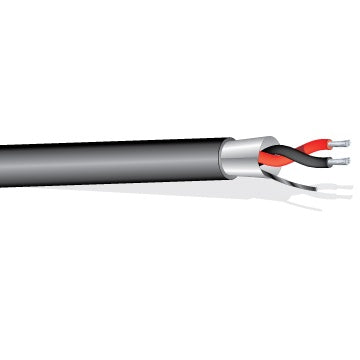 West Penn D2401BK1000 24 AWG Shielded Serial Digital Data Cable