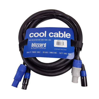 Blizzard Cool Cable Powercon DMX Combo Cable