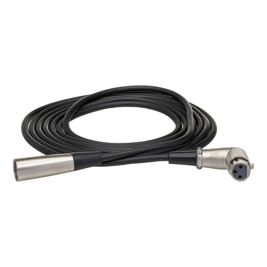 Hosa Right-Angle XLR3F to XLR3M Balanced Interconnect Cable