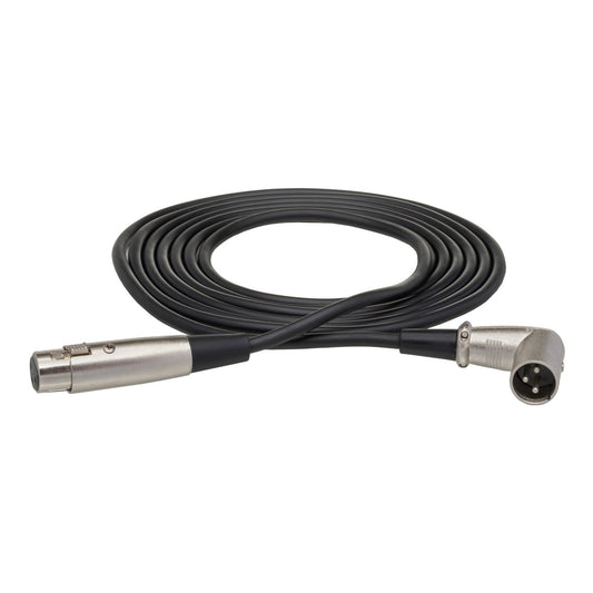 Hosa XLR3F to Right-Angle XLR3M Balanced Interconnect Cable