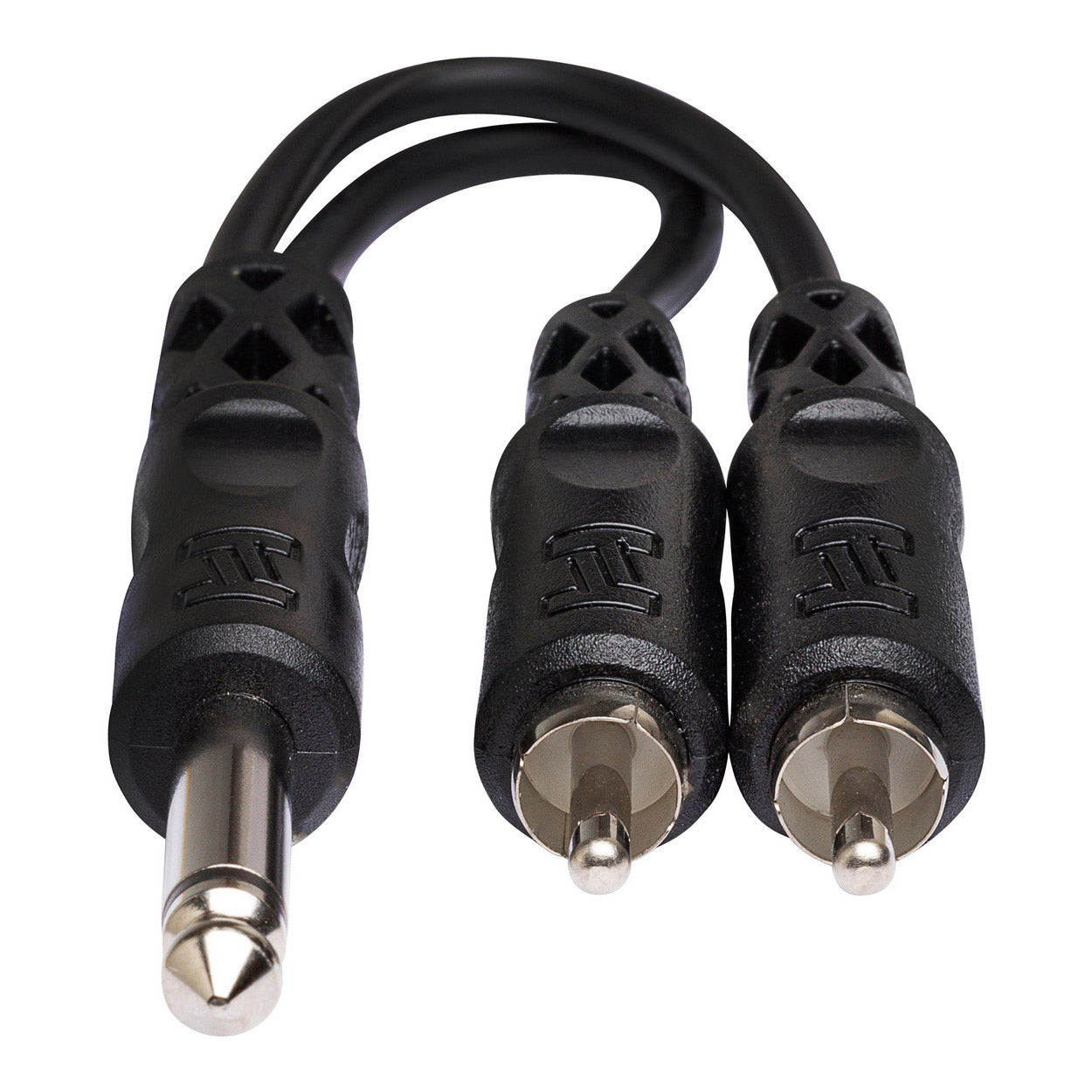 Hosa YPR-124 1/4 TS to Dual RCA Y Cable