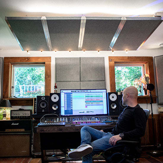 Primacoustic Stratus Studio Ceiling Cloud lifestyle