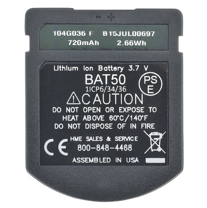 Clear-Com BAT50 DX System Rechargeable Battery back