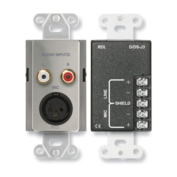 RDL DS-J3 Mic/Line Input Assembly