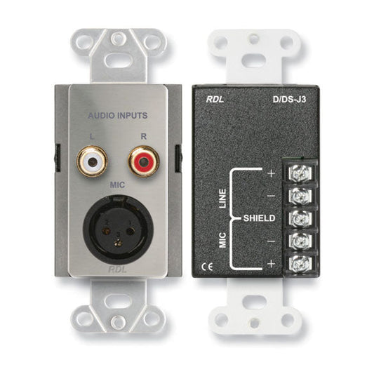 RDL DS-J3 Mic/Line Input Assembly