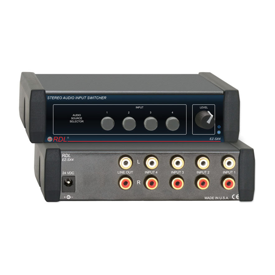 RDL EZ-SX4 Stereo Audio Input Switcher - 4X1