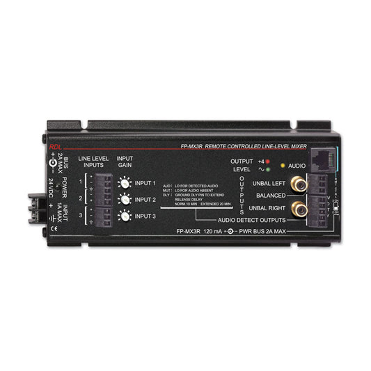 RDL FP-MX3R Remote Controlled Line-Level Mixer