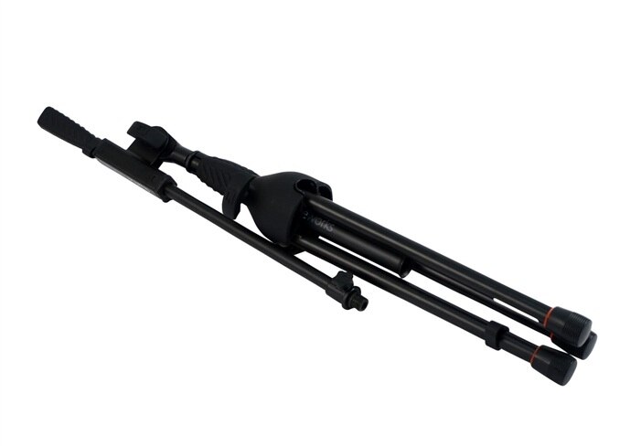 Gator Frameworks GFW-MIC-2621 Short Tripod Boom Mic Stand folded