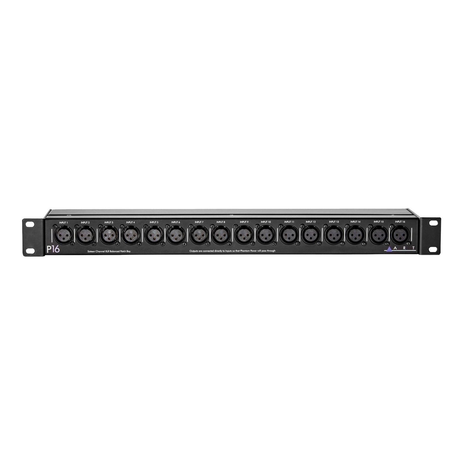 ART P16 16-Channel XLR Balanced Patchbay