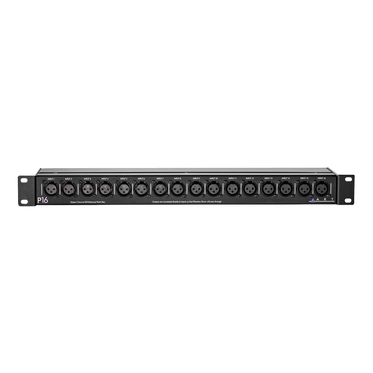 ART P16 16-Channel XLR Balanced Patchbay
