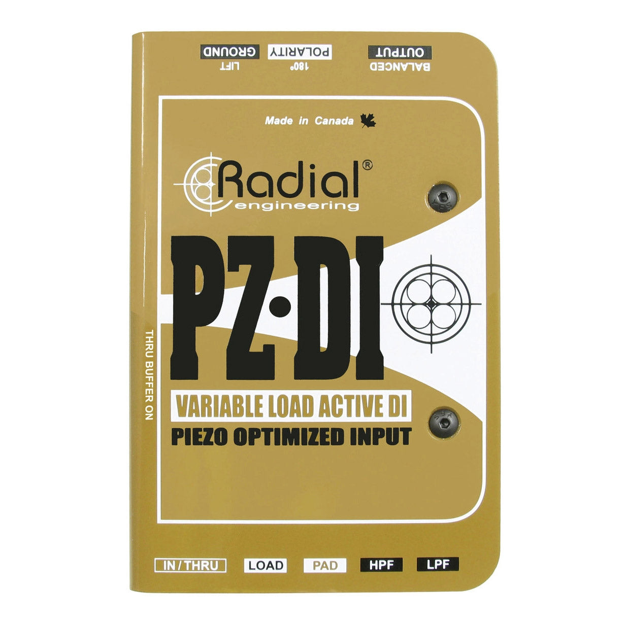 Radial PZ-DI Orchestral Instrument Direct Box Top