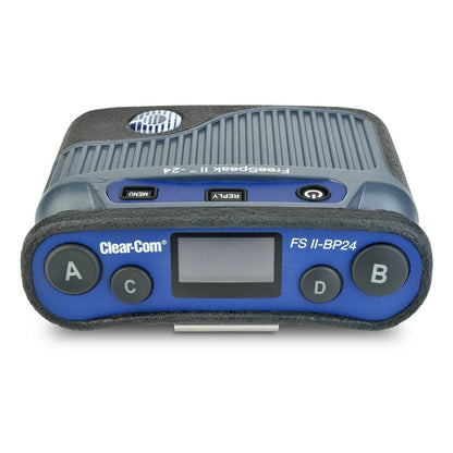 Clear-Com FSII-BP24 FreeSpeak II 2.4GHz Wireless Beltpack | Connector: X4