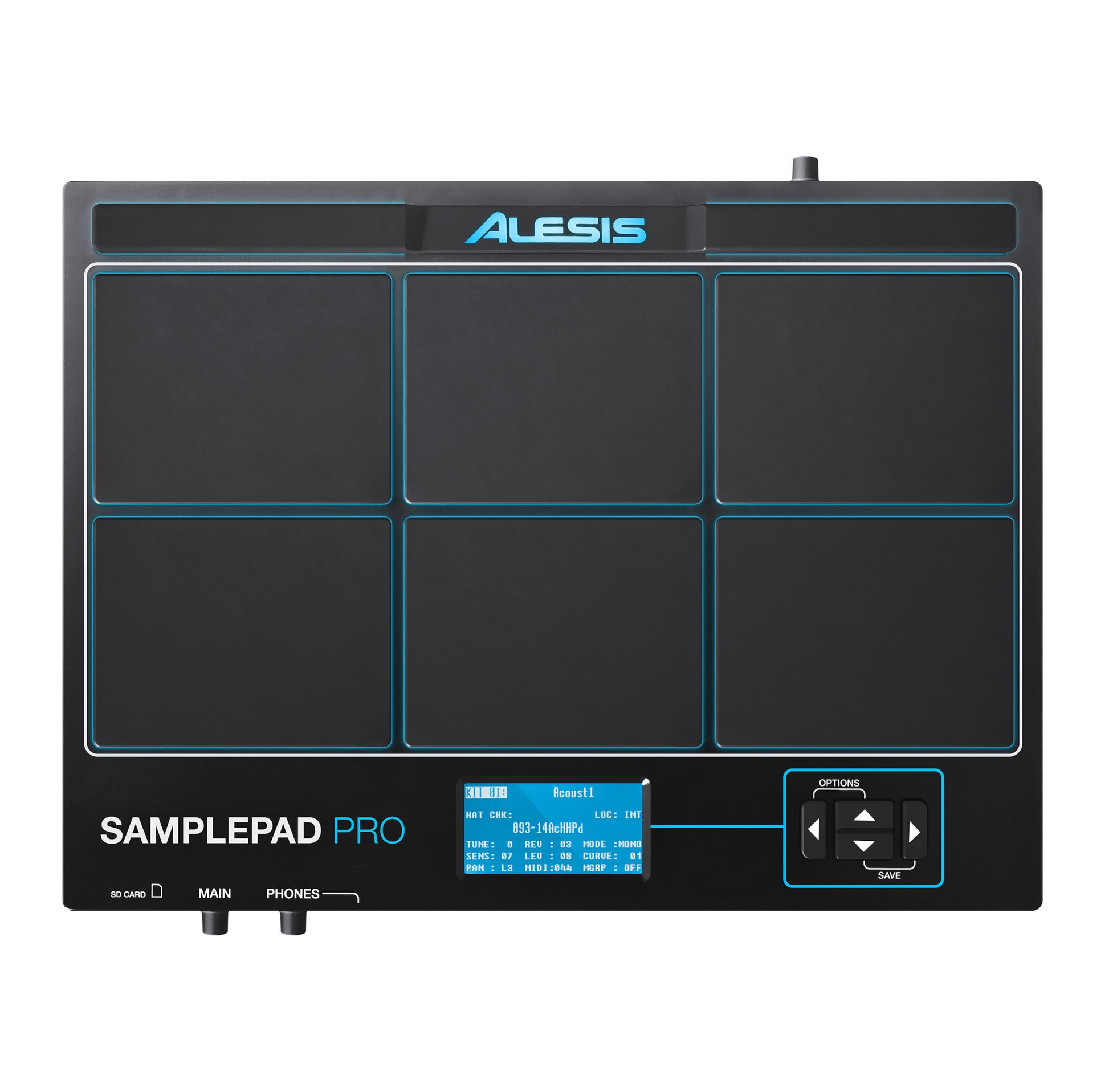Alesis SamplePad Pro 8-Pad Percussion Instrument top