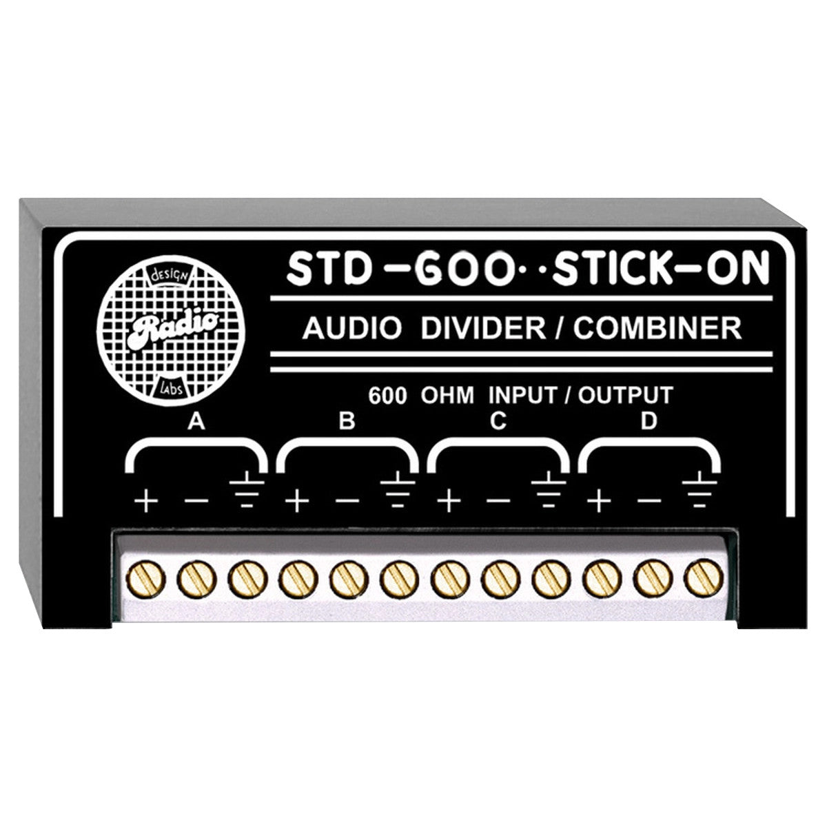 RDL STD-600 600 Ohm Passive Audio Divider / Combiner