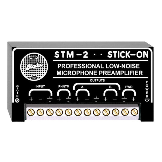 RDL STM-2 Adjustable Gain Microphone Preamplifier