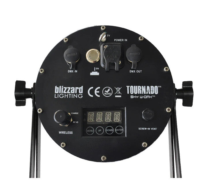 Blizzard TOURnado Sky W-DMX IP65 7x15W RGBAW+UV LED Par back